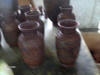 These vases are glued and awaiting the ceramic filling process.