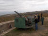 Picture of one of the guns of the fort.