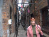 picture of Kathy in the Jewish Ghetto