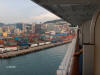 Picture of the ship docking in Pusan S Korea
