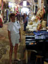 Kathy shops the Grand Bazaar for levis