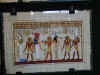 Egyptian art on papyrus paper
