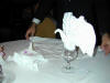 photos of creative napkin folding at dinner on the cruise ship Millennium