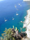 Southern side of Capri - Marina for the Jet Set