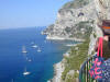 Island capri Italy - Marina photos with anchored Yachts