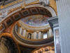 The inside of St. Peter's Basilica - Photo of the inside of the dome