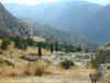 The ruins at Delphi Oracle in Greece
