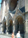 Damaged church World War II Berlin