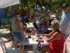 Cruise critic group at bongalow on Princess Cays island