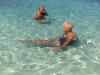 picture swimming in the Caribbean at Princess Cays