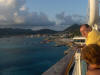 Pictures of the cruise leaving St. Maarten