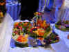 Fancy cruise ship food pictures - melon boat etc.