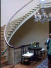 picture of a staircase in a plantation mansion in the south