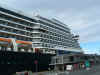Our cruise ship, the HAL Oosterdam at dock in Oslo Norway.
