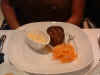 Cruise ship food pictures - The steak was perfectly cooked and the b�arnaise sauce was to die for.
