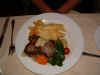 Pictures of Steak and fries on a baltic cruise ship vacation - food picture
