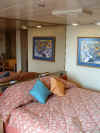 Oosterdam pictures - bed in cabin