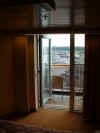 picture of balcony on cruise ship Oosterdam