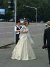 Here comes the bride !!